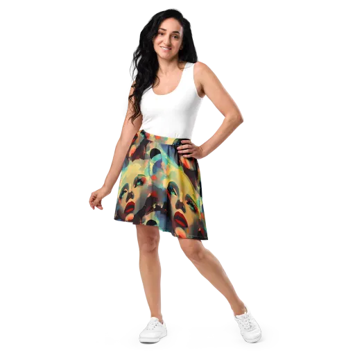 Astral Reflections on a Skater Skirt