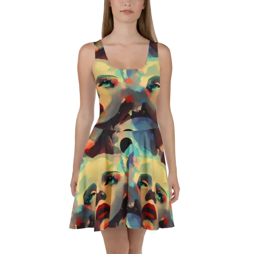 Astral Reflections on a Skater Dress