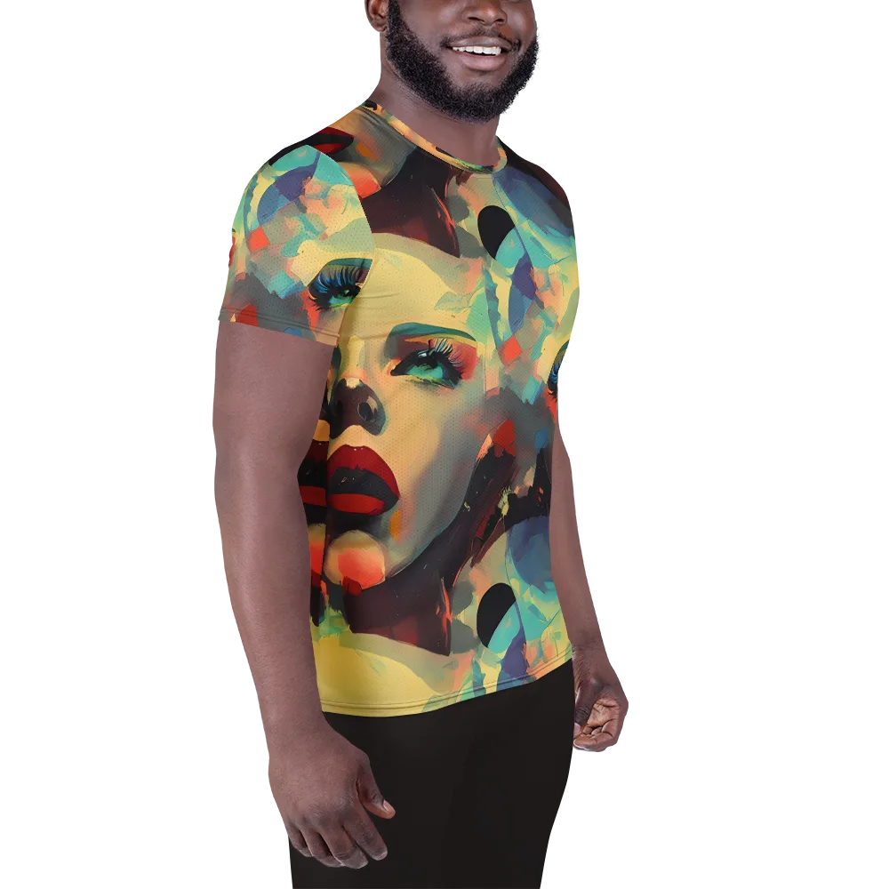 Astral Reflections on Men's Athletic T-Shirt — Right