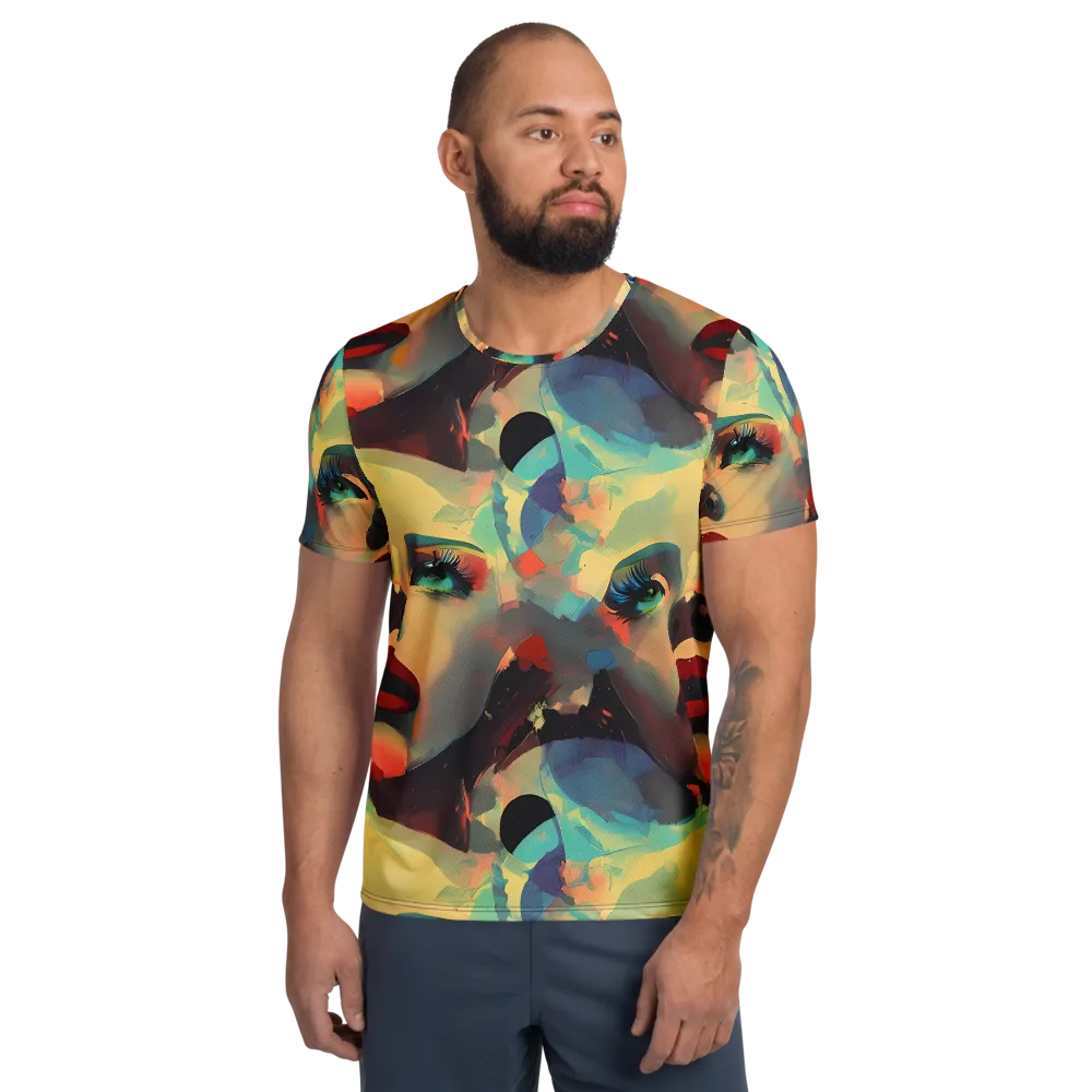 Astral Reflections on Men's Athletic T-Shirt — Front