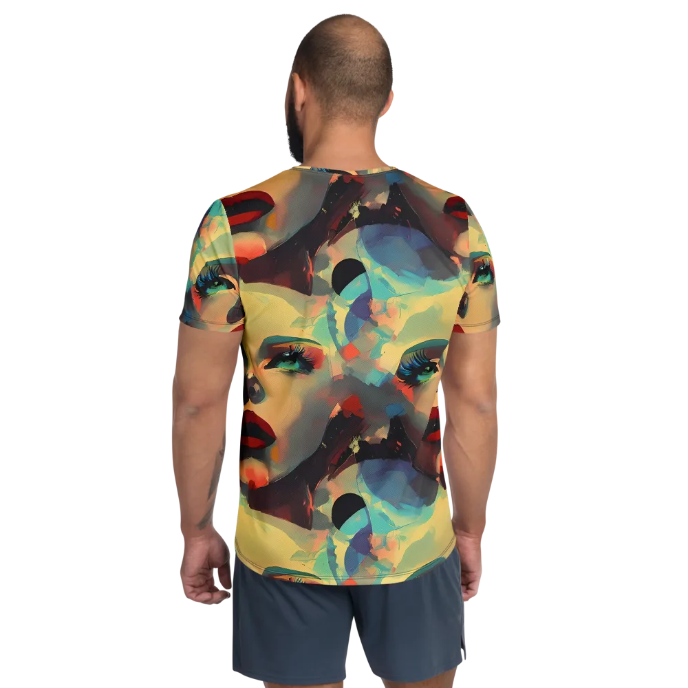 Astral Reflections on Men's Athletic T-Shirt — Back