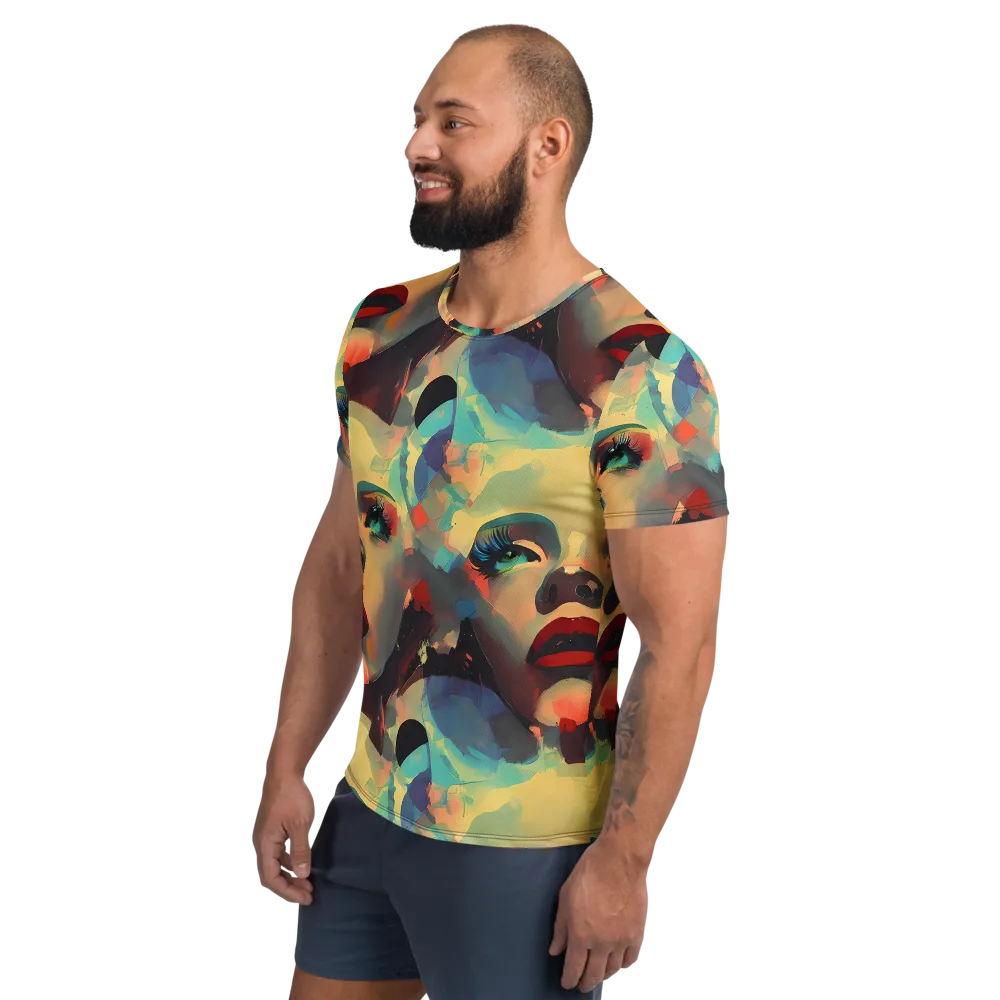 Astral Reflections on Men's Athletic T-Shirt — Left