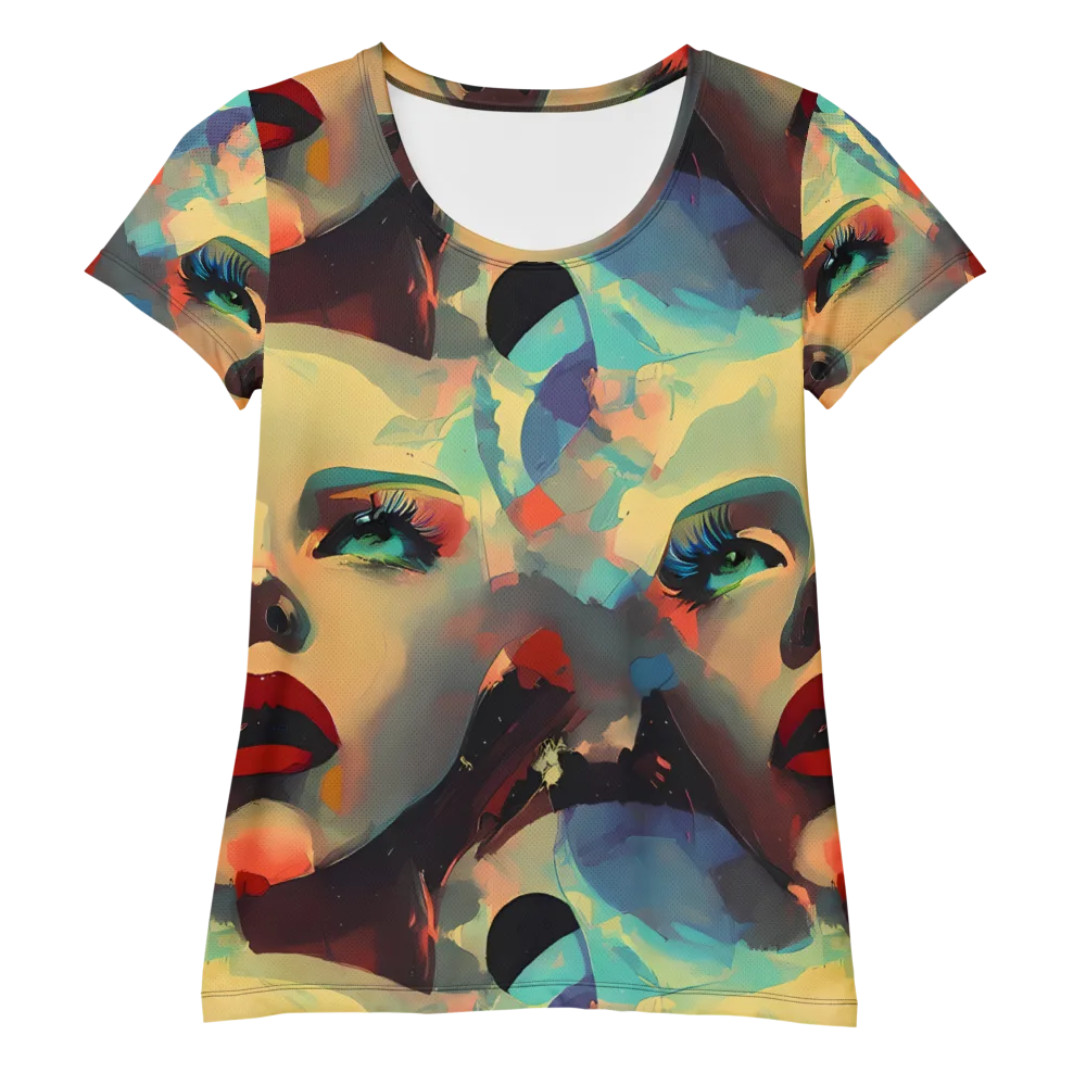 Astral Reflections on Women's Athletic T-Shirt — Front