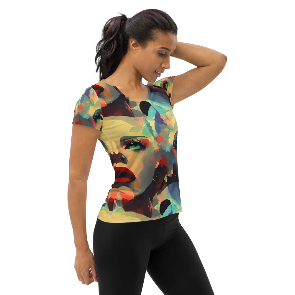 Astral Reflections on Women's Athletic T-Shirt — Right