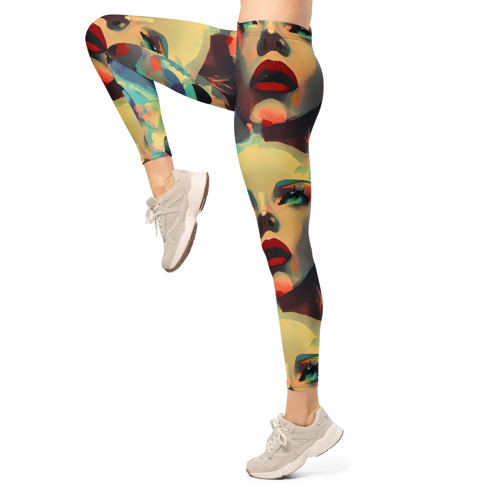 Astral Reflections on Leggings — Left