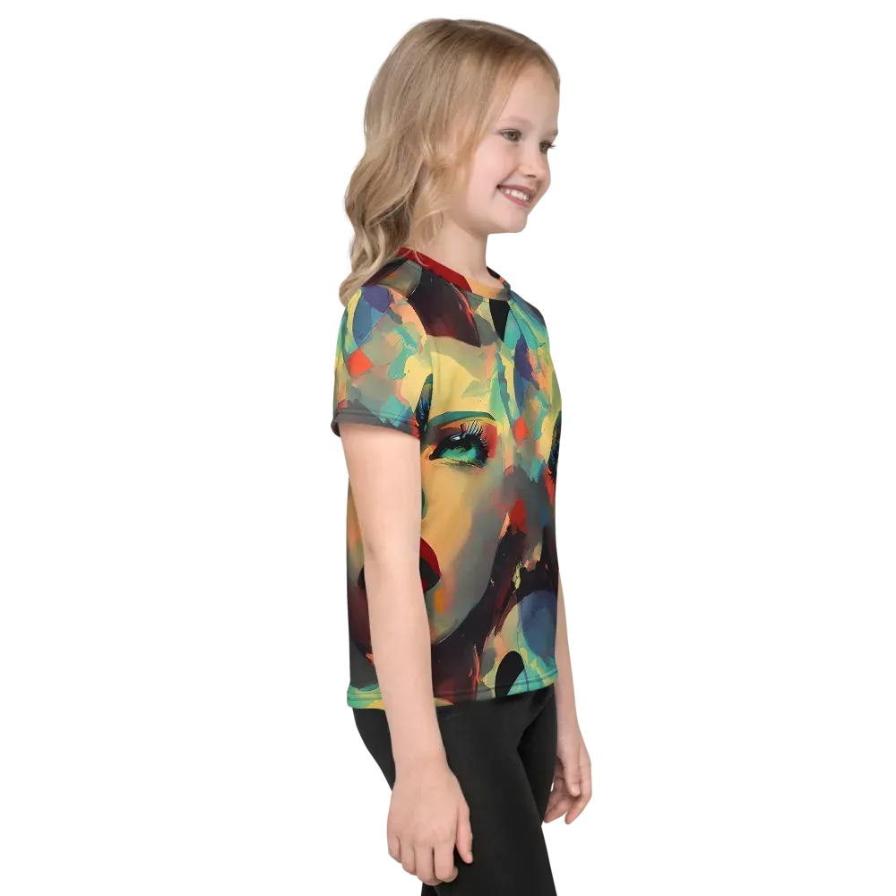 Astral Reflections on Kids Crew Neck T-Shirt — Right