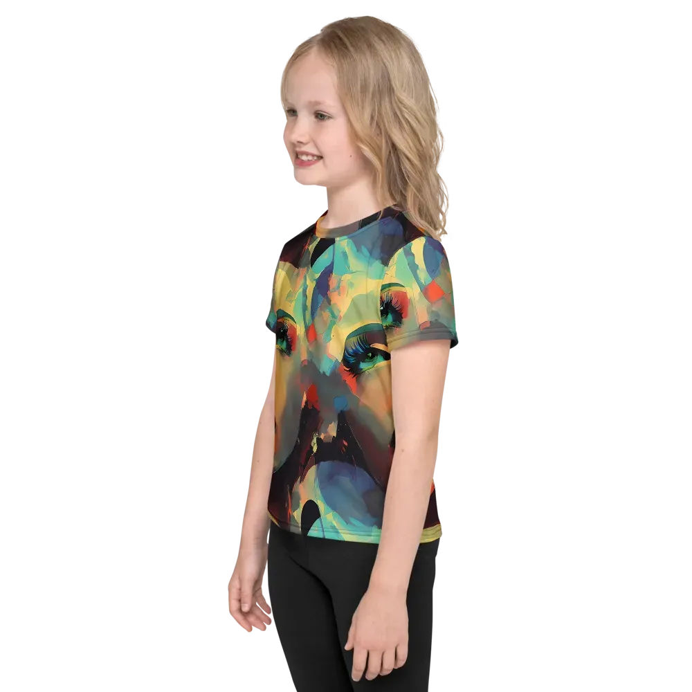 Astral Reflections on Kids Crew Neck T-Shirt — Left