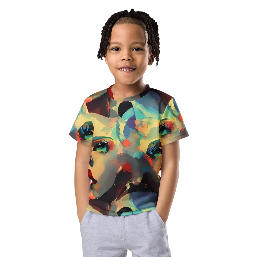 Astral Reflections on Kids Crew Neck T-Shirt — Front