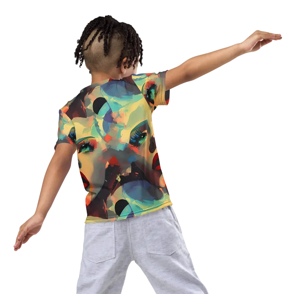 Astral Reflections on Kids Crew Neck T-Shirt — Back