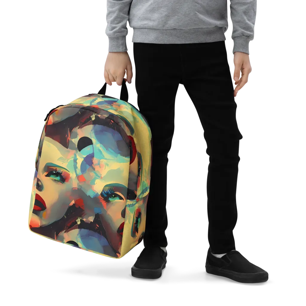 Astral Reflections on Minimalist Backpack — Zoomed-in