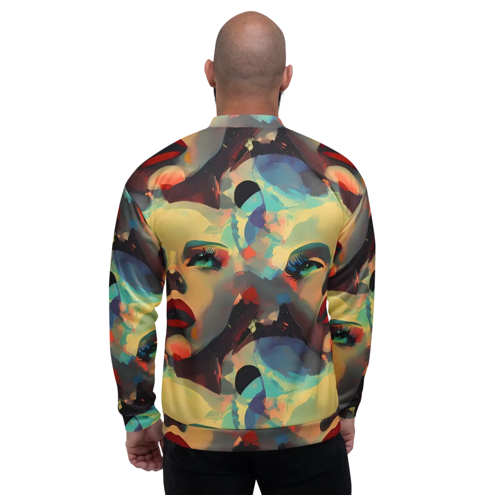 Astral Reflections on Bomber Jacket — Back