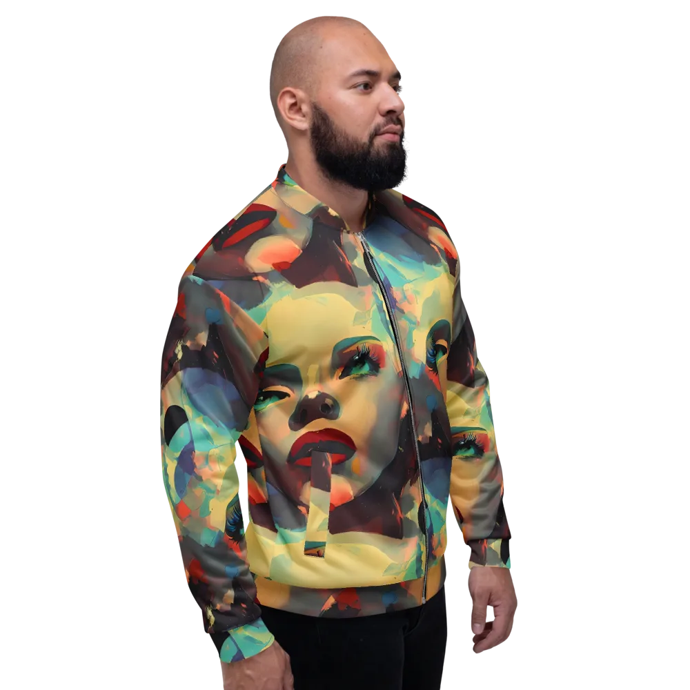 Astral Reflections on Bomber Jacket — Right