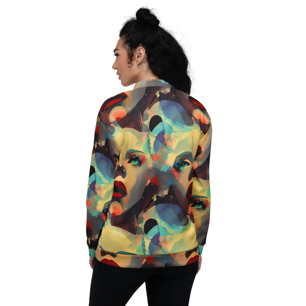 Astral Reflections on Bomber Jacket — Back