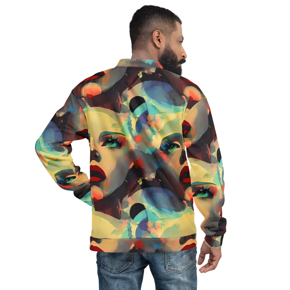 Astral Reflections on Bomber Jacket — Back