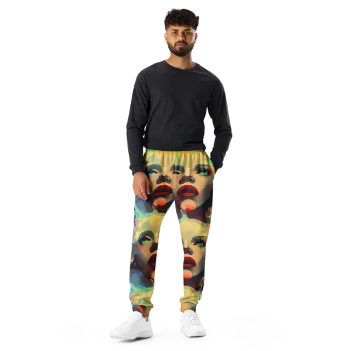 Astral Reflections on a Men's Joggers