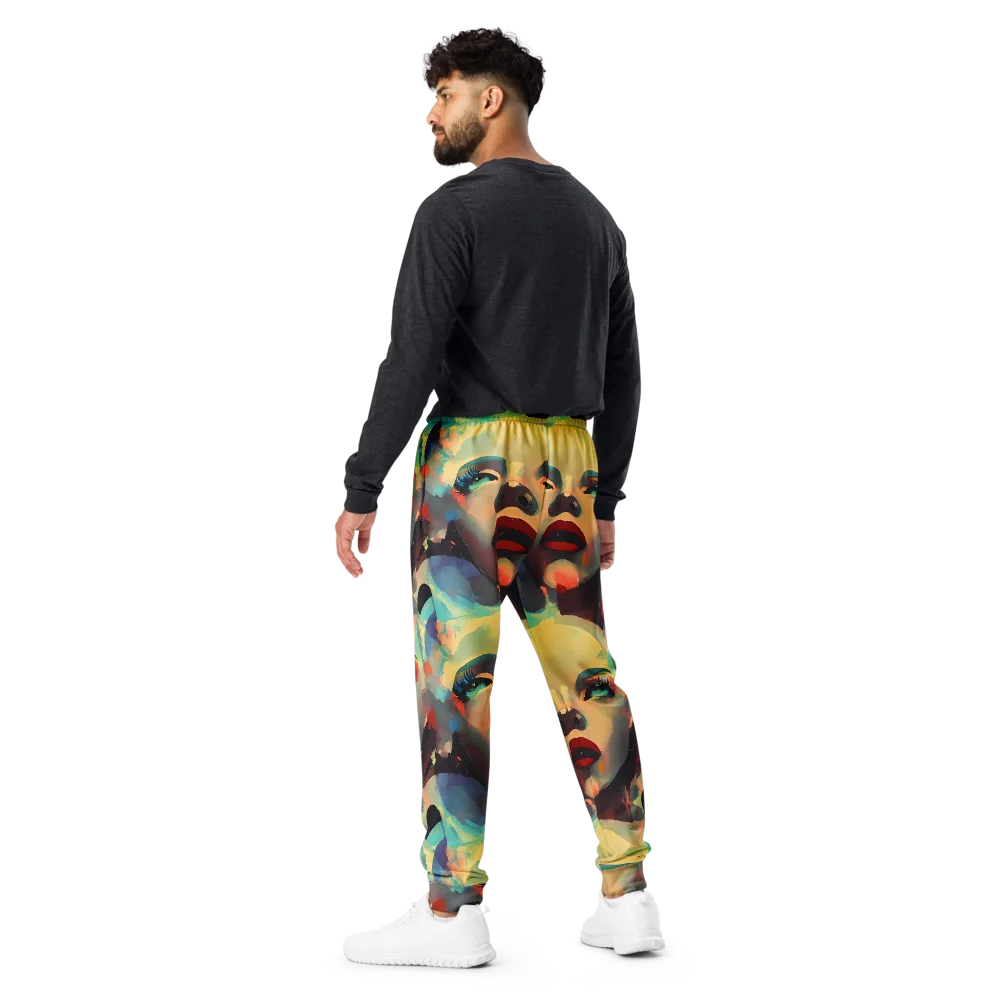 Astral Reflections on Men's Joggers — Back