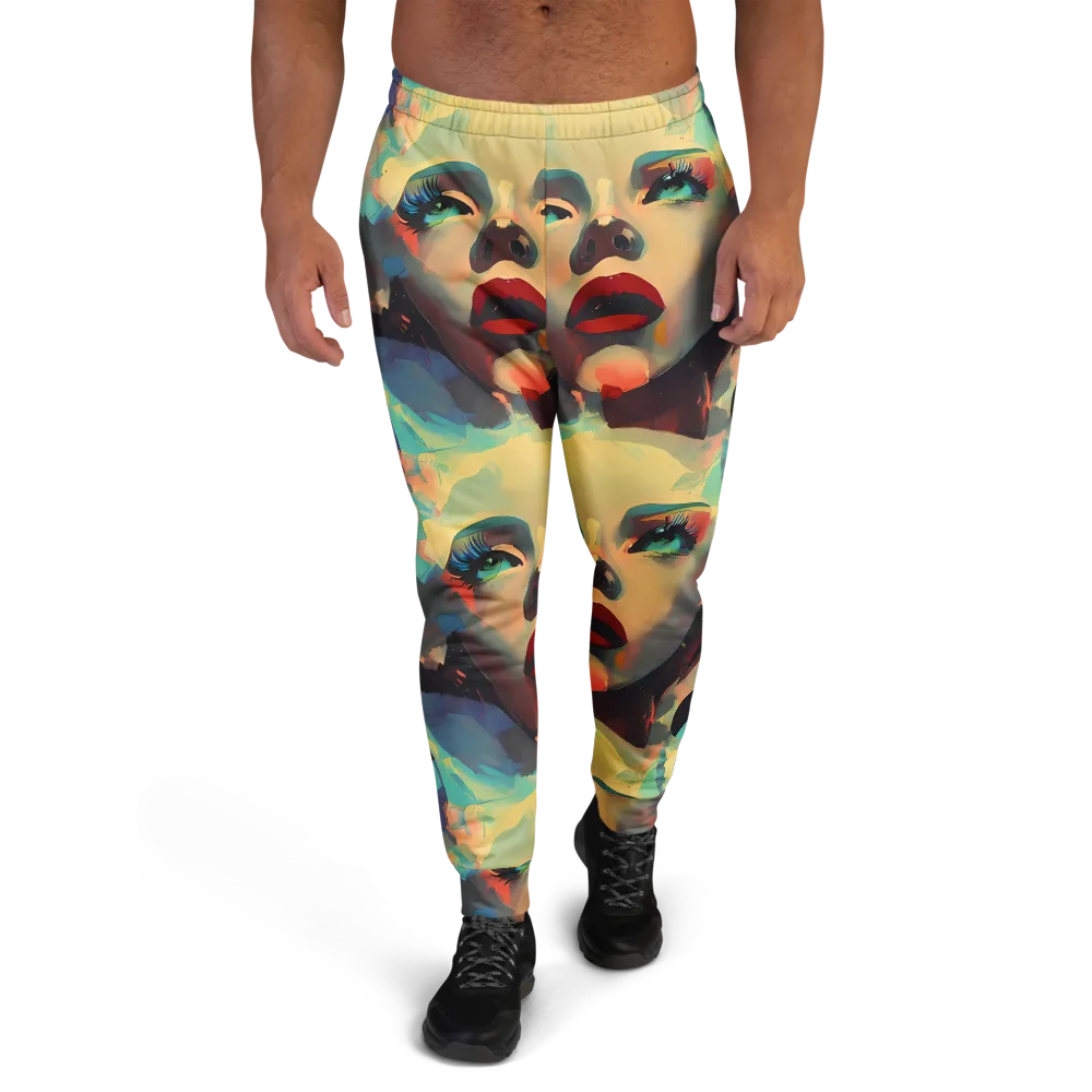 Astral Reflections on Men's Joggers — Front