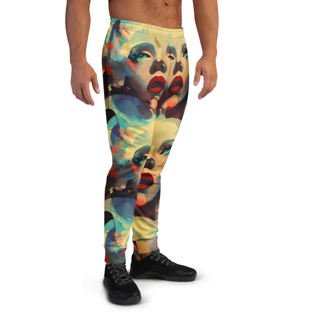 Astral Reflections on Men's Joggers — Right