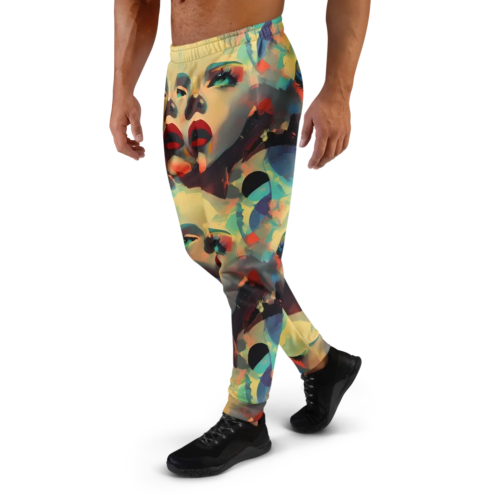 Astral Reflections on Men's Joggers — Left