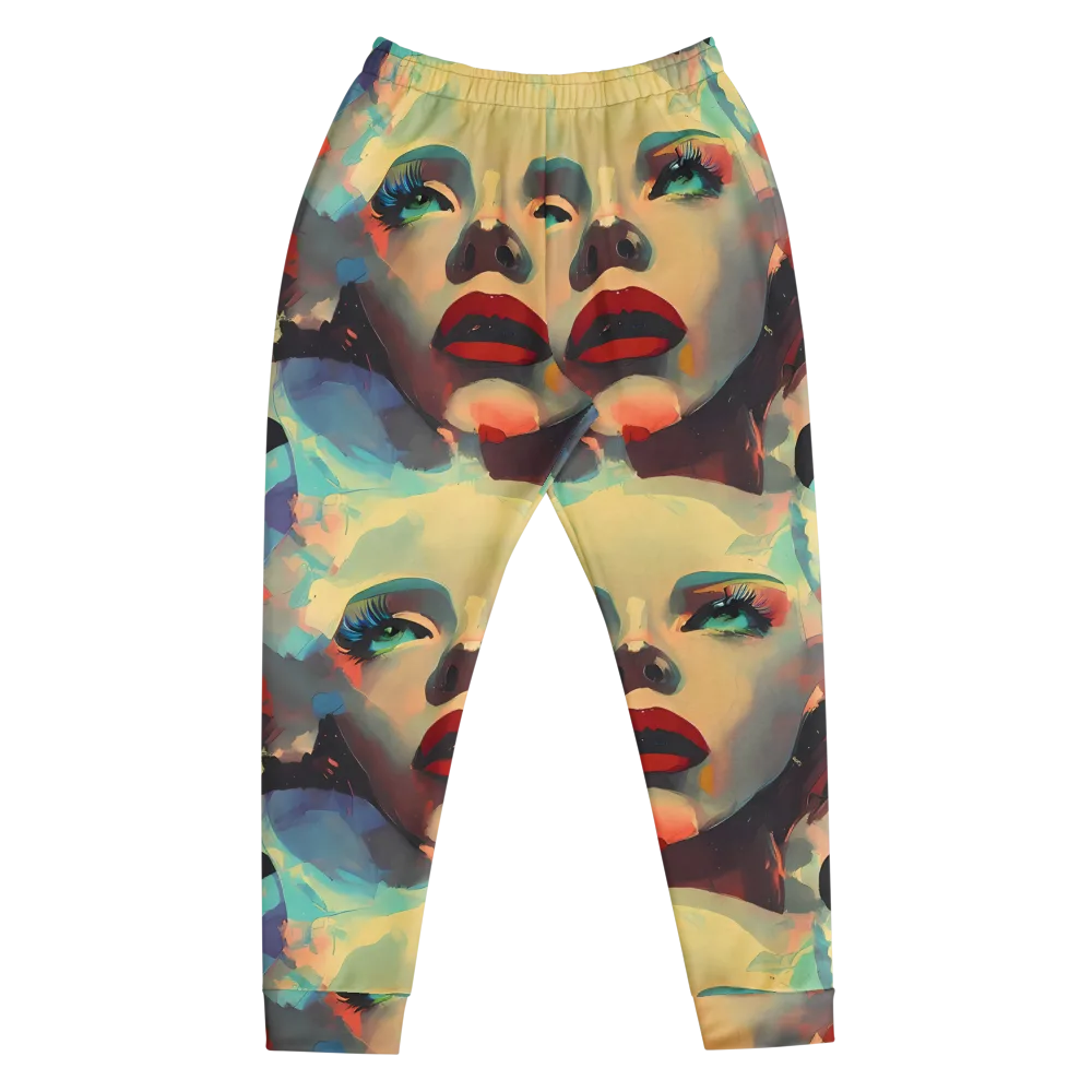 Astral Reflections on Men's Joggers — Front