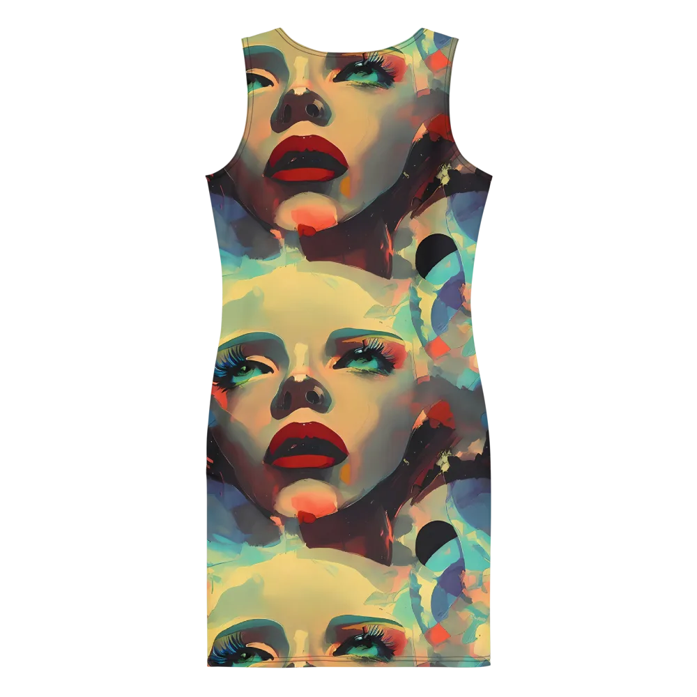 Astral Reflections on Bodycon Dress — Back