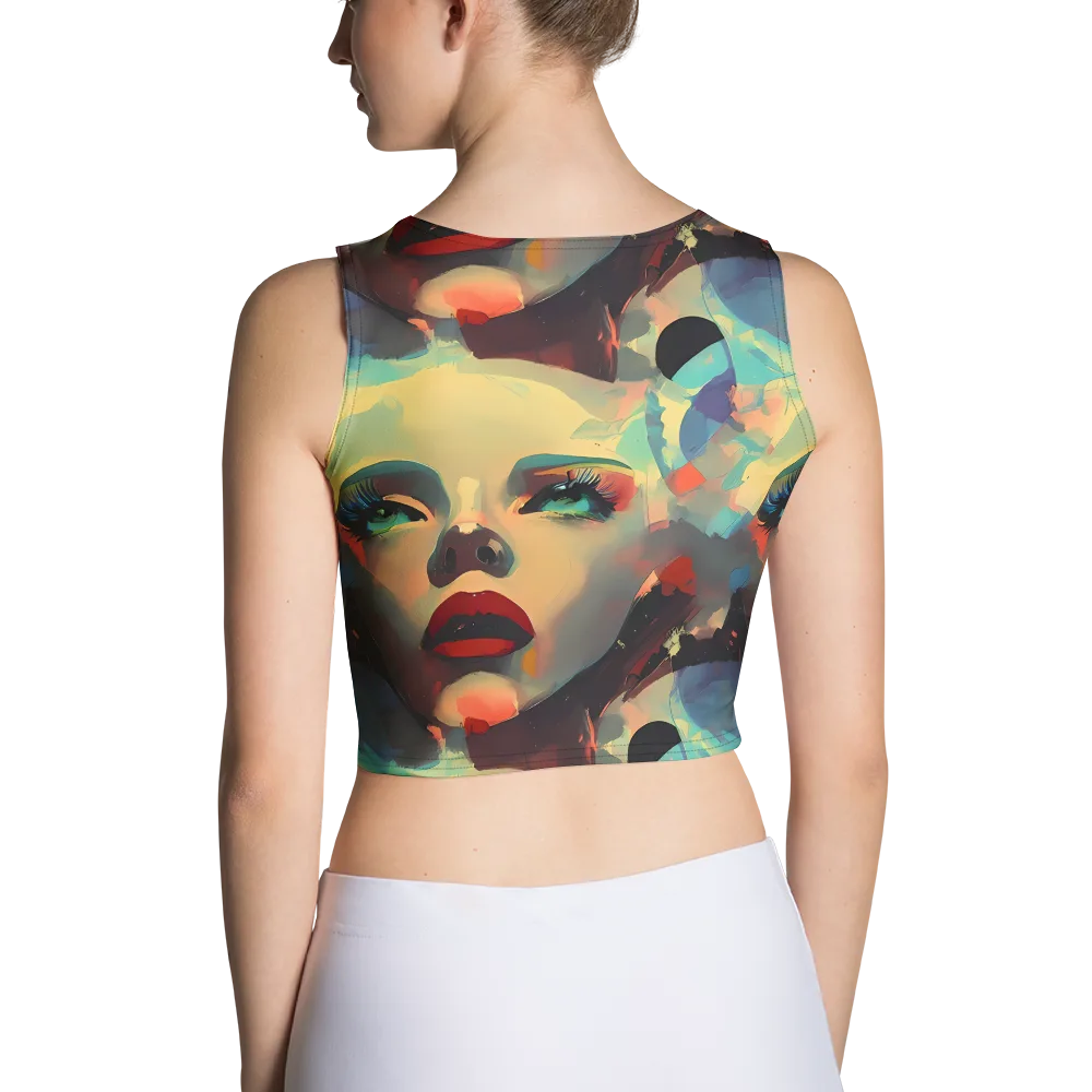 Astral Reflections on Crop Top — Back