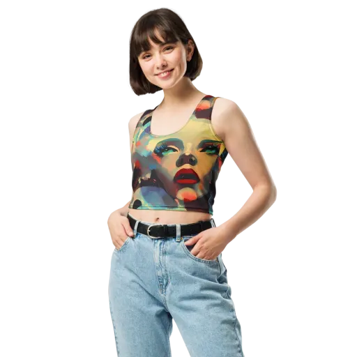 Astral Reflections on a Crop Top