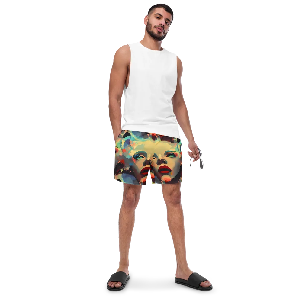 Astral Reflections on Swim Trunks — Front