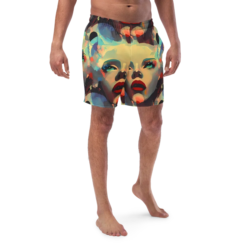 Astral Reflections on Swim Trunks — Front
