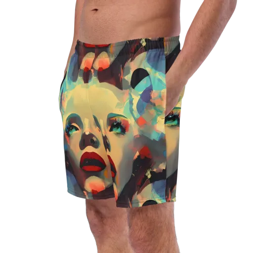 Astral Reflections on a Swim Trunks