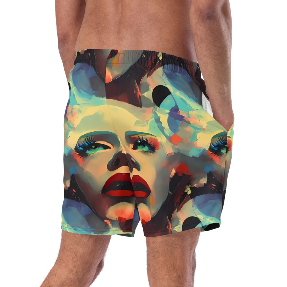 Astral Reflections on Swim Trunks — Right Back