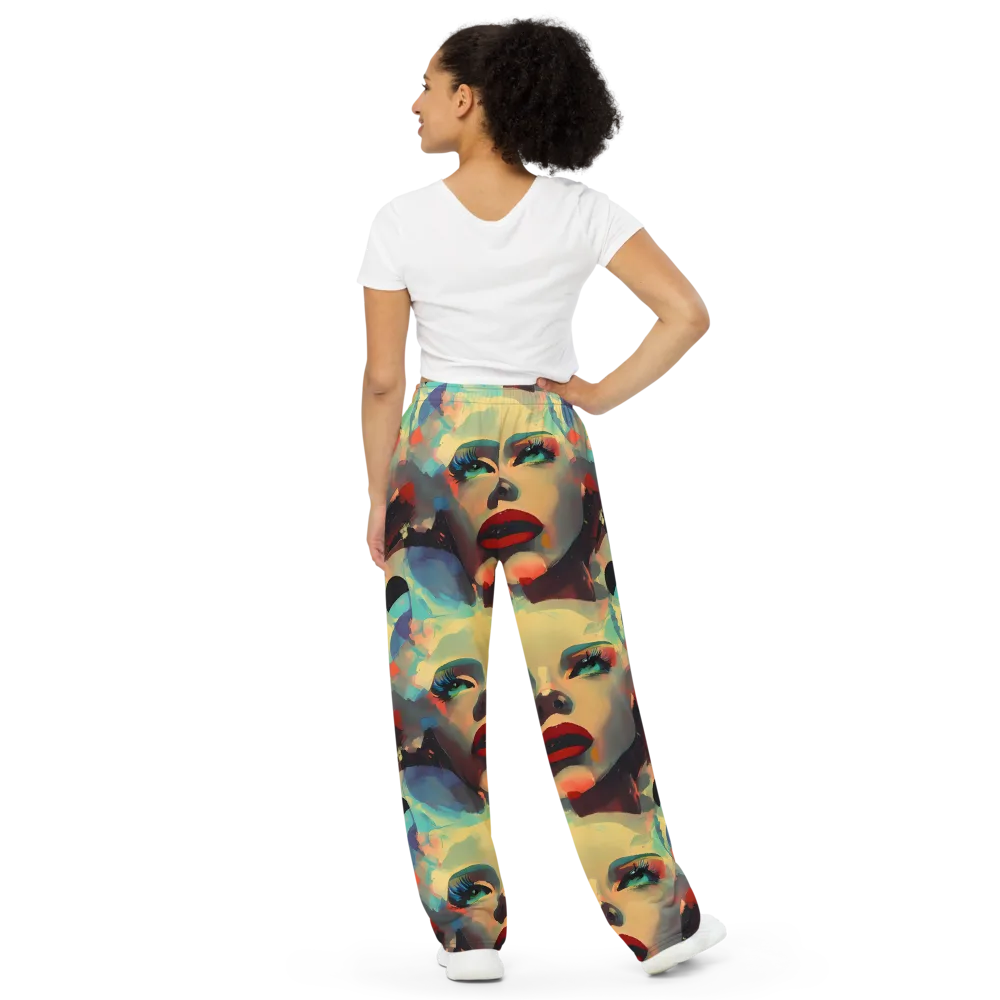Astral Reflections on Wide-Leg Pants — Back