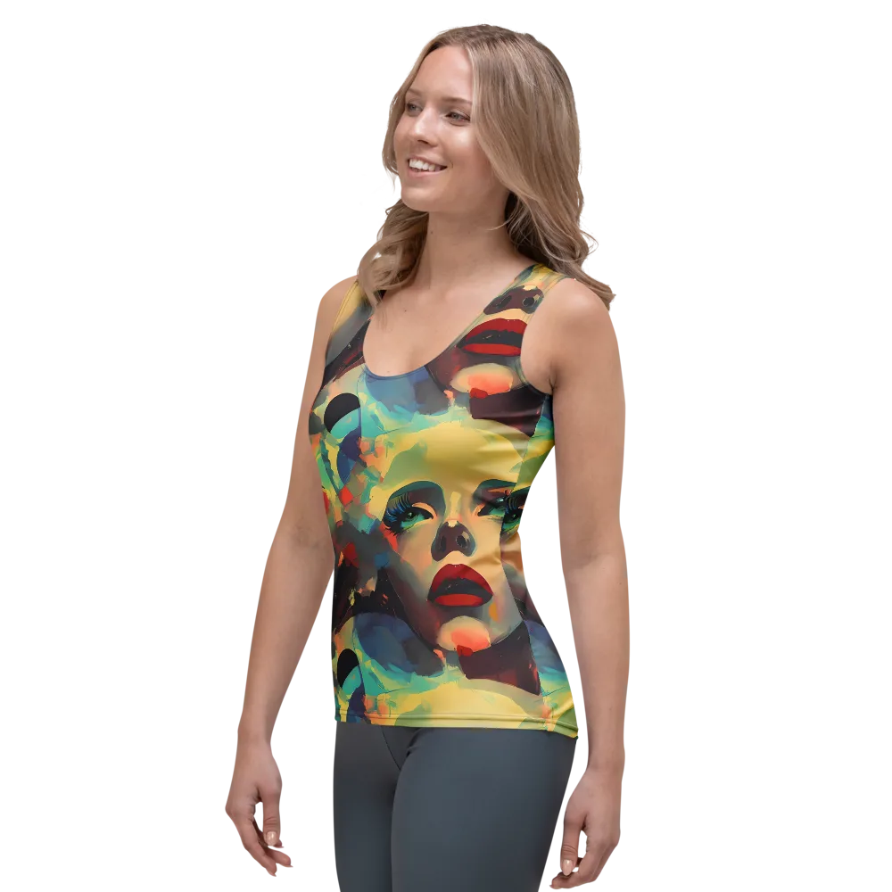 Astral Reflections on Women's Tank Top — Left Front