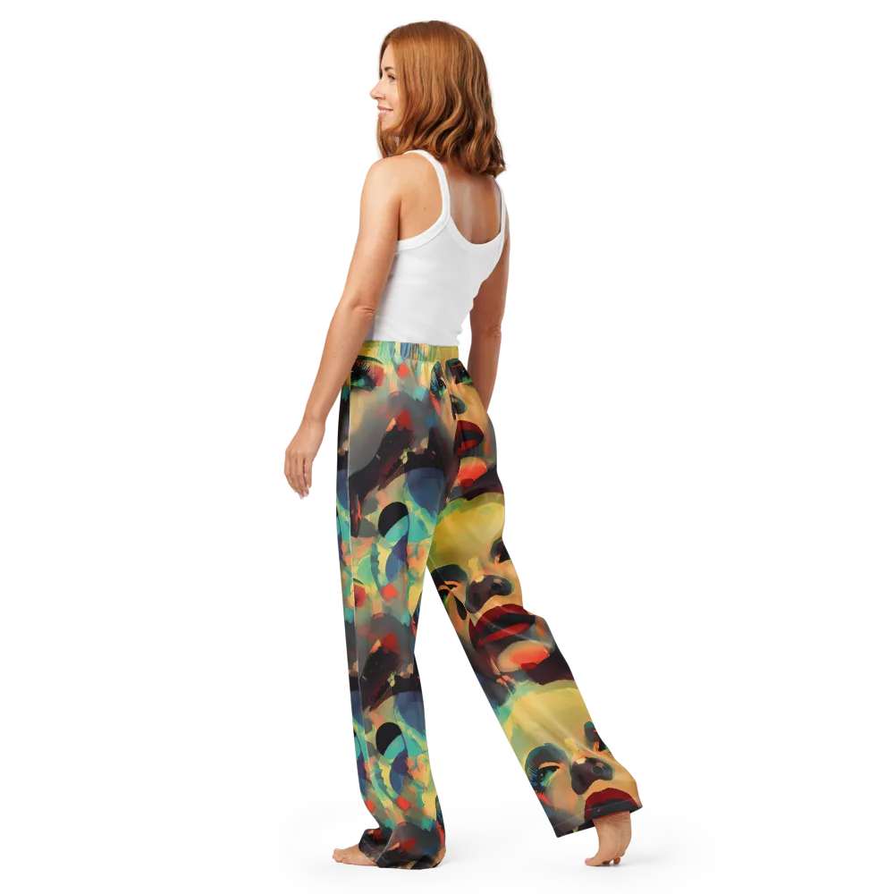 Astral Reflections on Women's Pajama Pants — Back