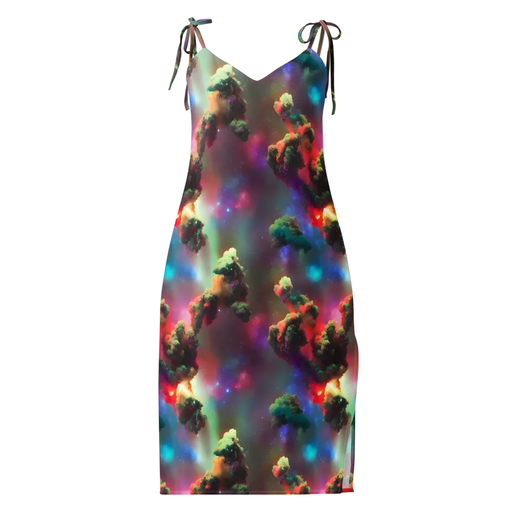 Nebula Dreams on Slip Dress — Front