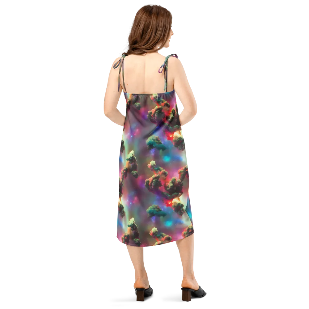 Nebula Dreams on Slip Dress — Back