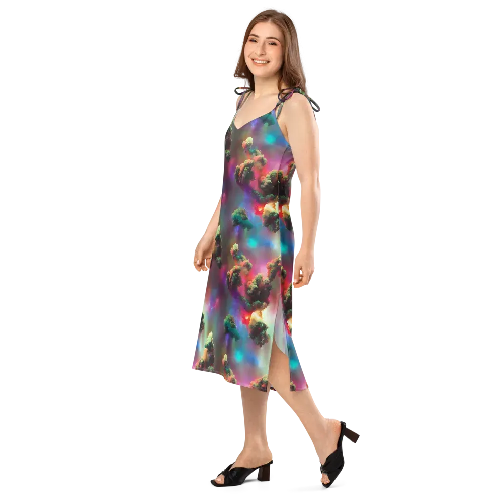 Nebula Dreams on Slip Dress — Left Front