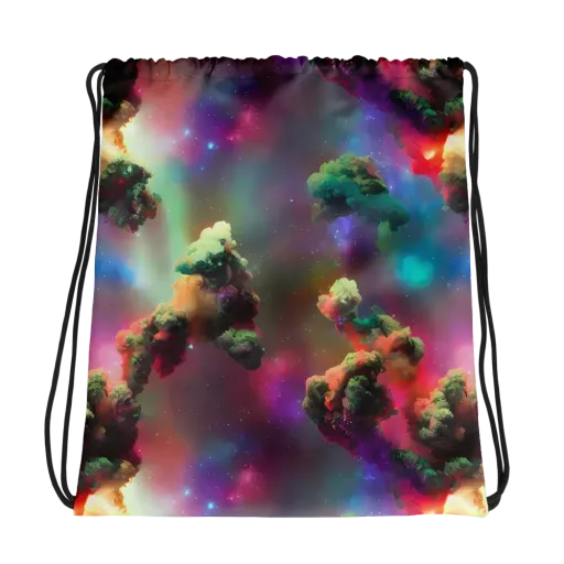 Nebula Dreams on a Drawstring Bag