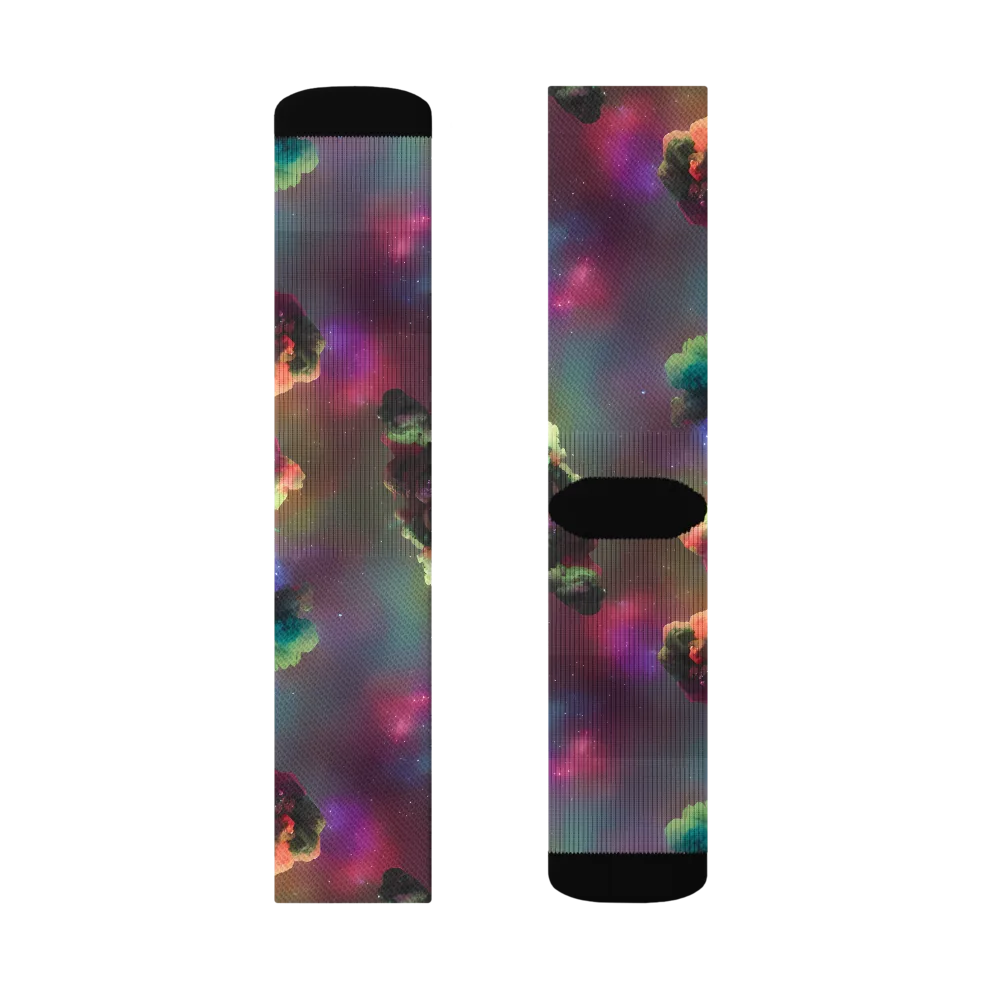 Nebula Dreams on Socks — Right Sock