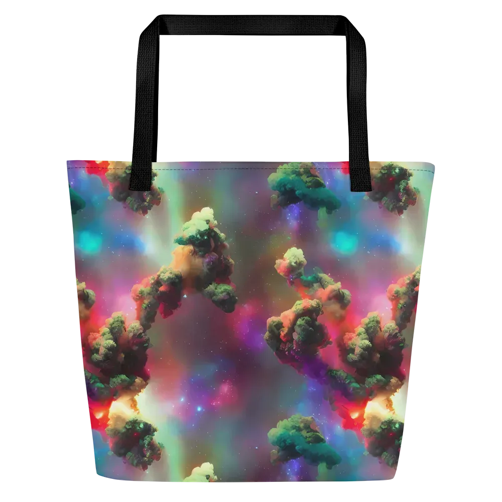 Nebula Dreams on Large Tote Bag W/ Pocket — Front