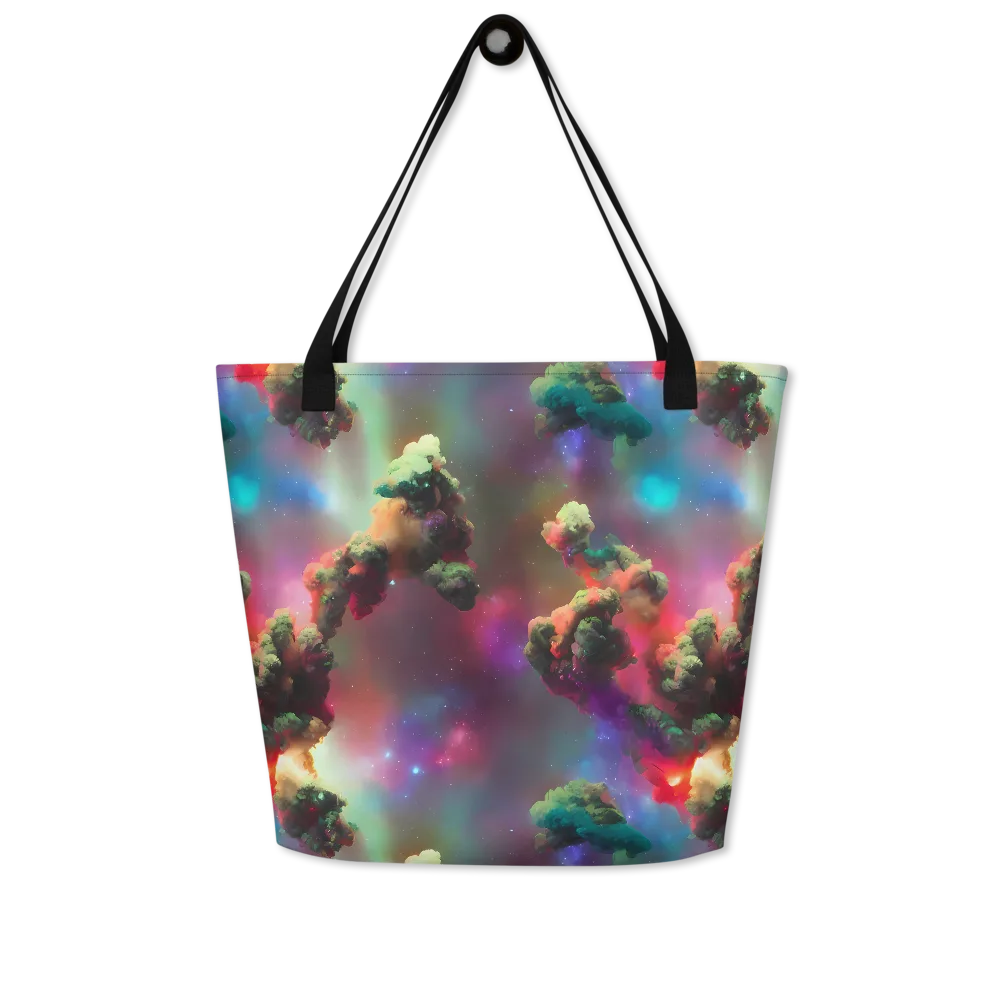 Nebula Dreams on Large Tote Bag W/ Pocket — Front