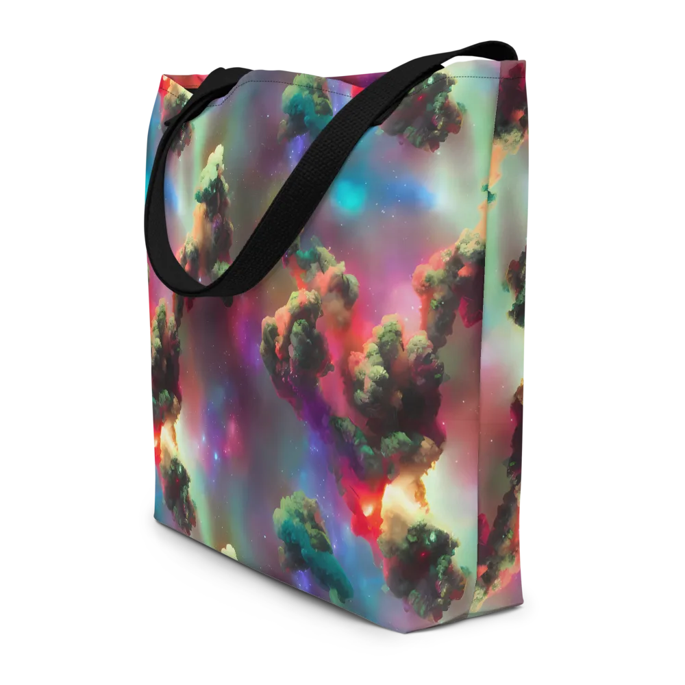 Nebula Dreams on Large Tote Bag W/ Pocket — Front