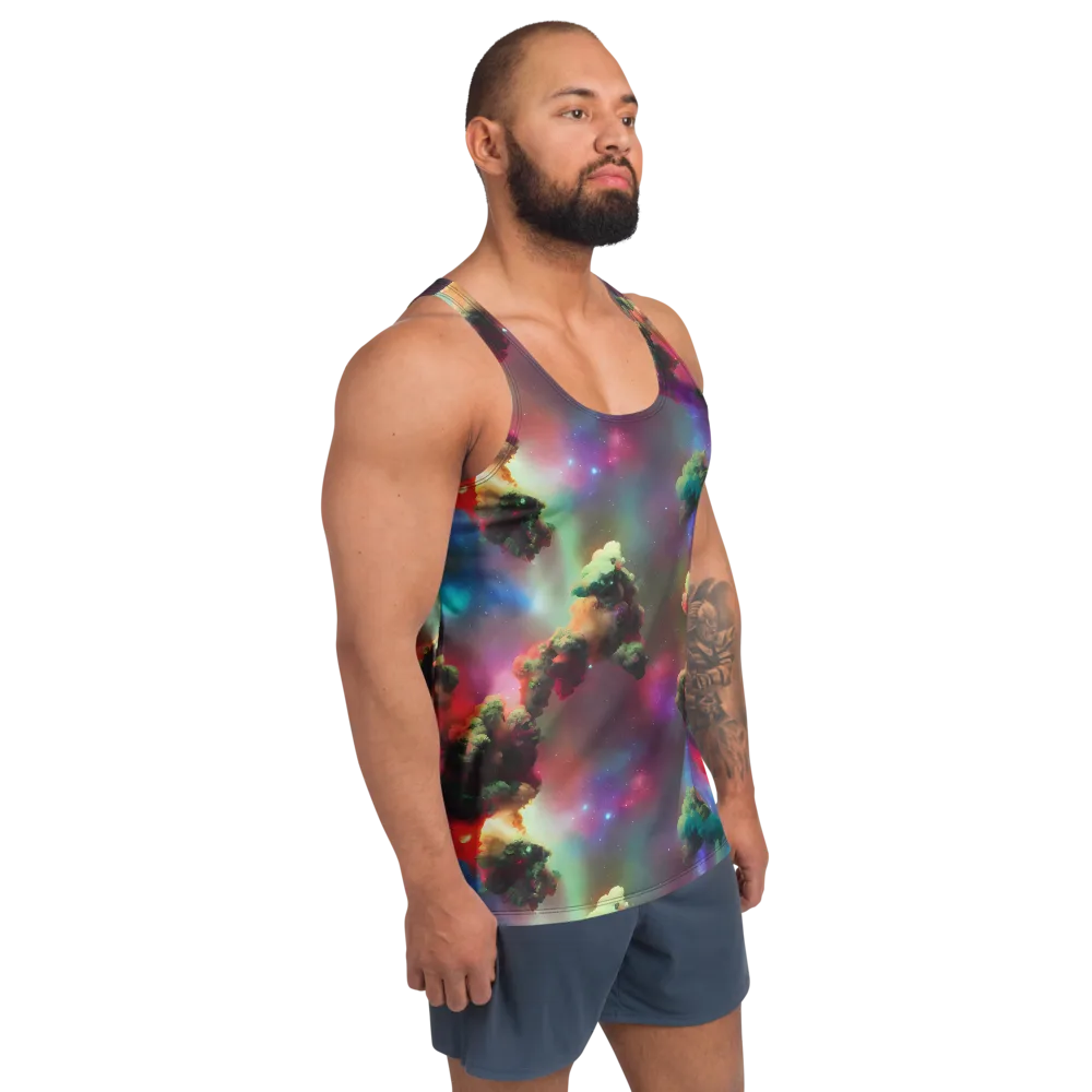 Nebula Dreams on Men's Tank Top — Right Front