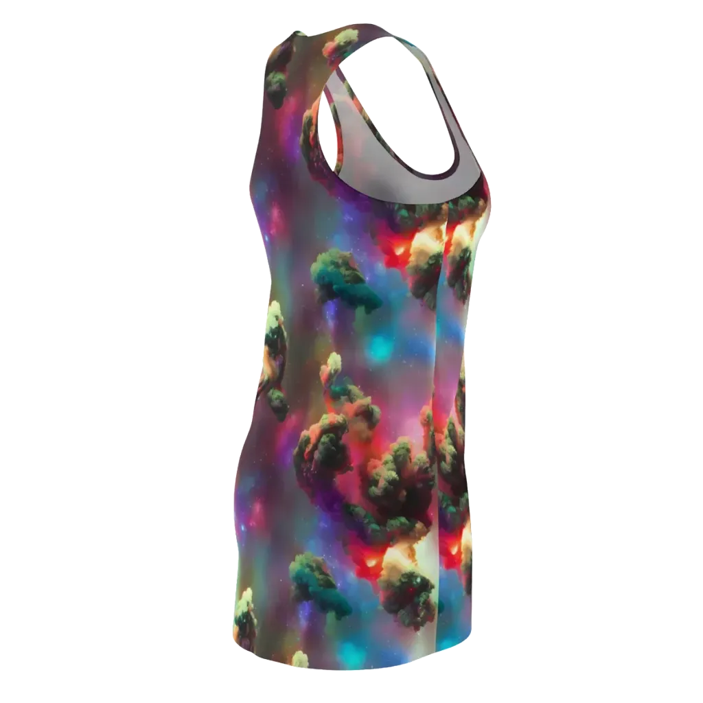 Nebula Dreams on Racerback Dress — Back Side