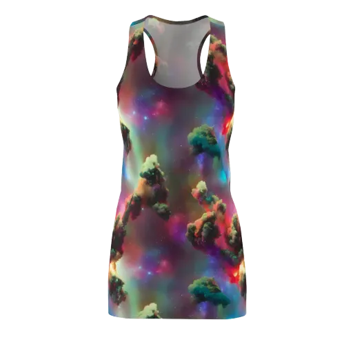 Nebula Dreams on a Racerback Dress