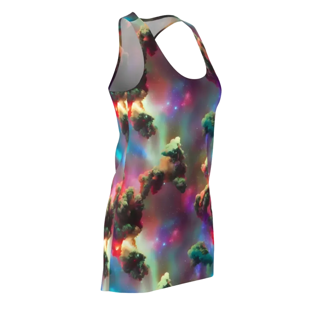 Nebula Dreams on Racerback Dress — Front Side