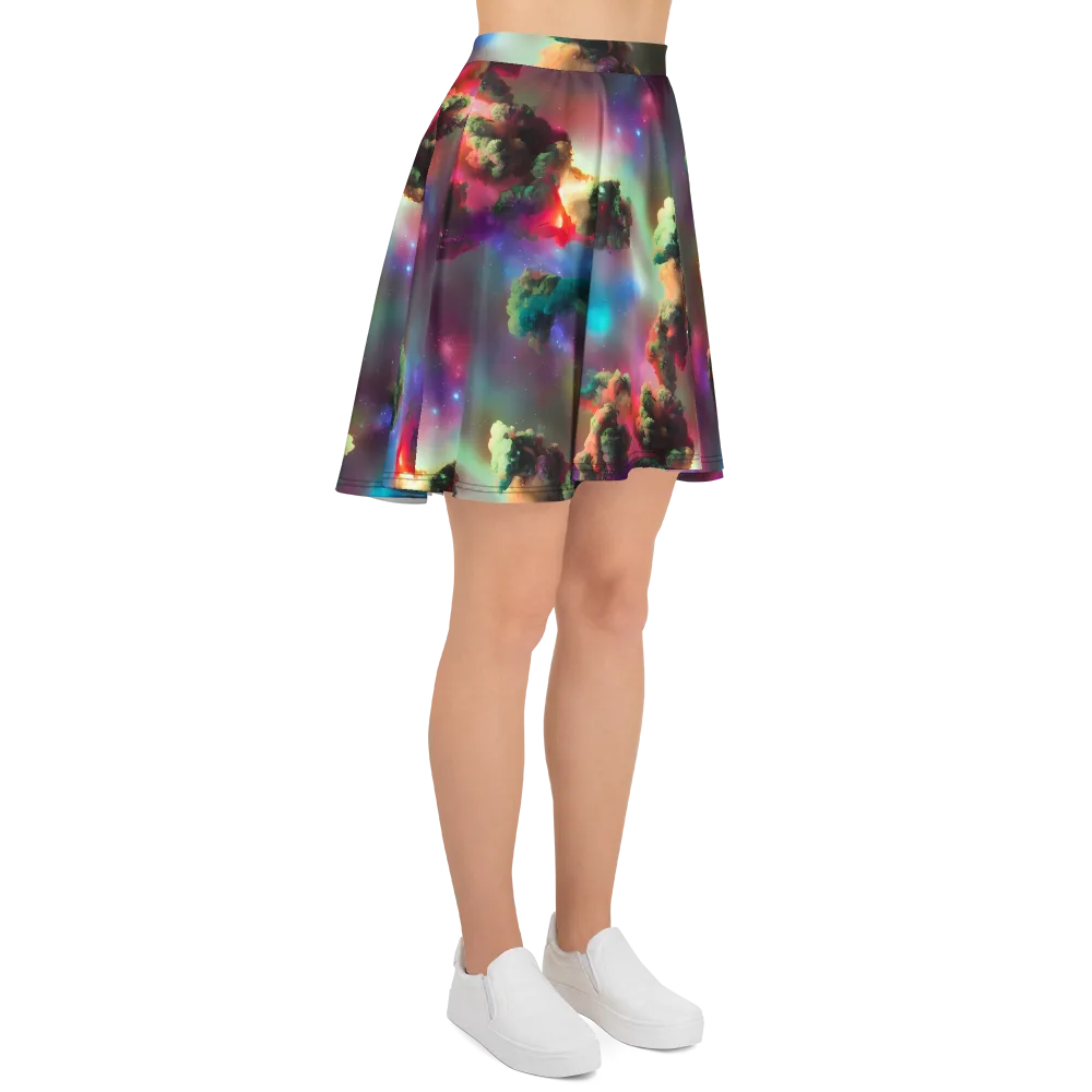 Nebula Dreams on Skater Skirt — Right