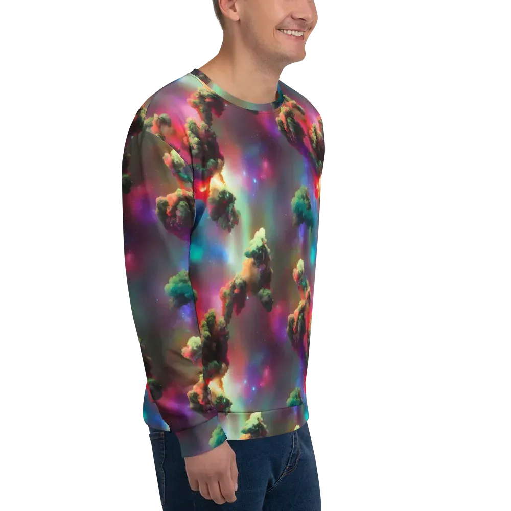 Nebula Dreams on Sweatshirt — Right Front