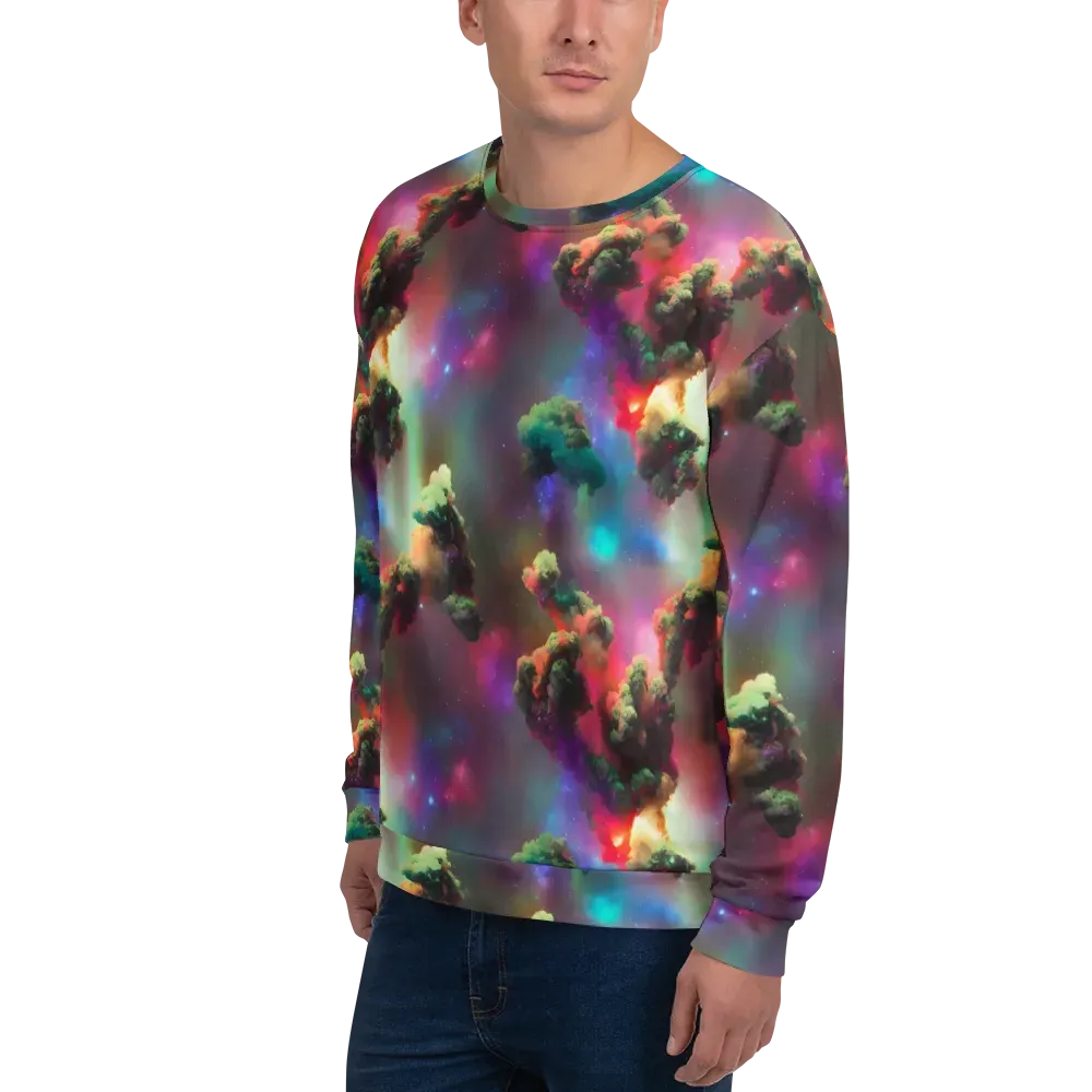 Nebula Dreams on Sweatshirt — Left Front