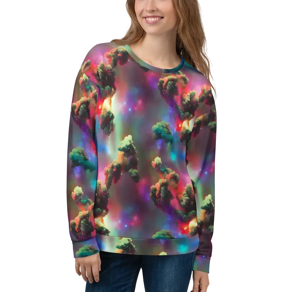 Nebula Dreams on Sweatshirt — Front